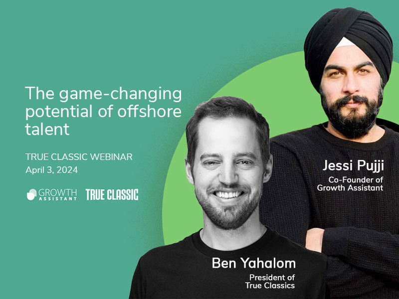 True Classic Webinar banner image. Event April 3, 2024